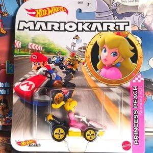 MARIOKART × Hot Wheels PRINCESS  PEACH Standard-Kart, 1:64, Pink.